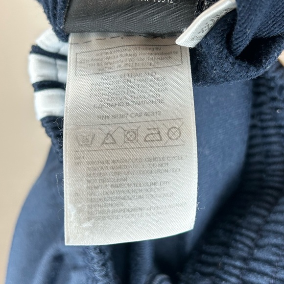 Adidas Navy Blue Athletic Pants Sz M - Picture 4 of 6